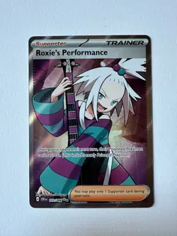 Roxie's Performance Full Art 112/086 Chaos Rising CRI Pokemon **Ready To Ship** - Image 1