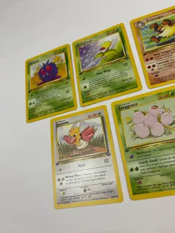 1st Edition Pokemon Jungle Lot Bellsprout Spearow Exeggcute Venonat Primeape - Image 3