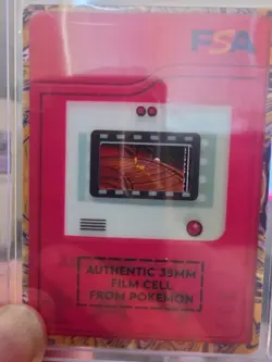 Pokemon Authentic 35mm Film Cell Display Pikachu Vintage Anime Frame FSA Custom - Image 2