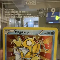 The Pokemon Company Magikarp XY143 XY Black Star Promo Shiny Holo Eng TAG 9 - Image 2