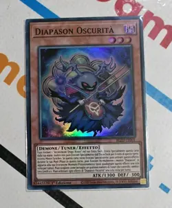 DIAPASON OSCURITA • (Darkness Resonator) • Super Rara BLZD IT001 • 1Ed Yu-Gi-Oh - Image 1