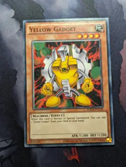 Yellow Gadget Common Yugioh Card YGLD-ENC18 - Unlimited - Image 1