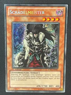 Schadelmeister STBL-DE081 1.Auflage Secret Rare Deutsch EX YUGIOH - Image 1
