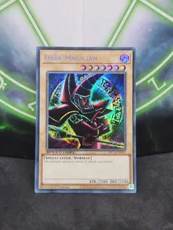 Yugioh Dark Magician SBC1-ENG01 Secret Rare 1st Edition NM - Image 1