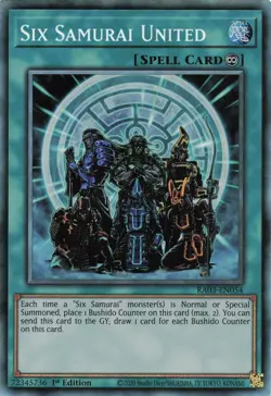 Yugioh Six Samurai United RA03-EN054 - Collector's Rare - Image 1