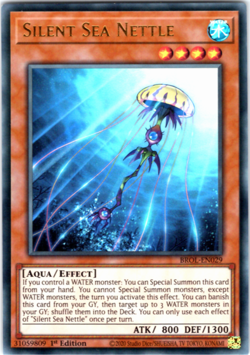 Silent Sea Nettle - BROL-EN029 - Ultra Rare - 1st Edition - Yugioh - Image 1