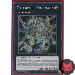 Yugioh Tellarknight Ptolemaeus BLMR-EN083 Secret Rare 1st Edition NM - Image 1