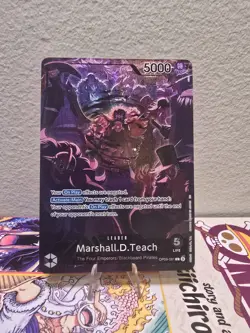 Marshall D. Teach OP09-081 Alternative Art Leader One Piece 2nd Anniversary - Image 1