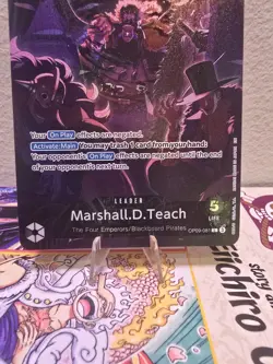 Marshall D. Teach OP09-081 Alternative Art Leader One Piece 2nd Anniversary - Image 4