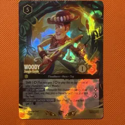 Woody - Jungle Guide 54/P3 Set Champ Promo Enchanted Foil Wilds Unknown Lorcana - Image 1