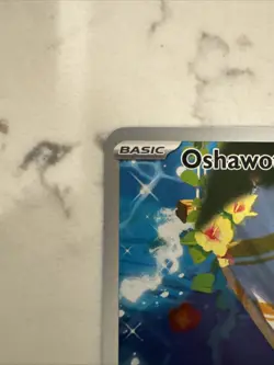Oshawott Illustration Rare Pokemon White Flare Card 105/086 English Near Mint - Image 2
