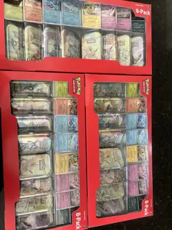 Pokemon TCG Prismatic Evolutions Costco 8 Mini-Tin Bundle w/ Promo Cards - Image 1