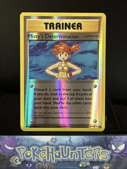 Pokemon Card Misty’s Determination 80/108 Evolutions Reverse Holo Trainer L/P - Image 1