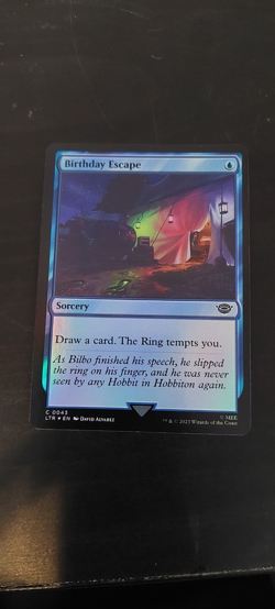 Birthday Escape (0043) Foil Lord of the Rings Magic the Gathering Card - Image 2