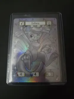 Neopets Battledome TCG 25th Anniversary Silver Zafara Card - Image 1