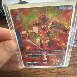 Unicorn Gundam (Unicorn Mode) Foil GD01-005 R+ NM Gundam TCG Card Game - Image 3
