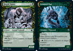 x1 Hound Tamer // Untamed Pup - Showcase - Innistrad: Midnight Hunt - NM - MTG - Image 1