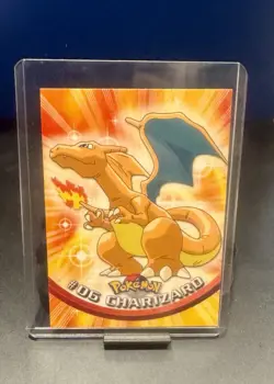 Topps Pokemon TV Animation Edition 1999 2-Card Lot Charizard #06 Charmander #04 - Image 1
