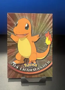 Topps Pokemon TV Animation Edition 1999 2-Card Lot Charizard #06 Charmander #04 - Image 3