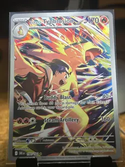 Pokemon TCG Ethan's Typhlosion Destined Rivals Illustration Rare Card 190/182 NM - Image 1