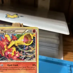 Magmortar 2/95 HGSS Unleashed Exclusive Cracked Ice Holo Rare Pokemon Card - Image 4