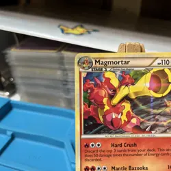 Magmortar 2/95 HGSS Unleashed Exclusive Cracked Ice Holo Rare Pokemon Card - Image 5