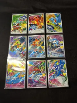 Pokemon TCG First Partner Illustration Collection 2026 Promos Full Set 9 Cards - Image 1