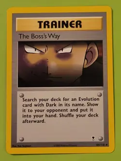The Boss's Way 105/110 - Legendary Collection - Uncommon - Pokemon Card TCG - LP - Image 1