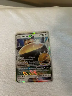 Pokemon TCG Snorlax GX SM05 Sun Moon Black Star Promo Card - Image 1