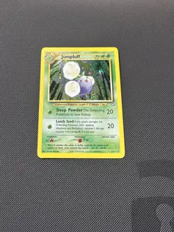 Pokemon TCG Jumpluff Neo Genesis Holo Card 7/111 Unlimited Rare - Image 1