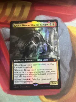 Kroxa, Titan of Death's Hunger (Extended Art) Theros Beyond Death Foil - Image 1