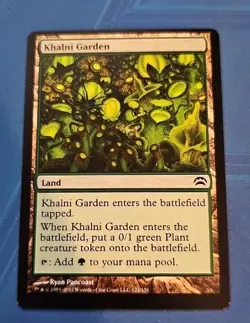 Khalni Garden Planechase 2012 NM Land Common Magic The Gathering - Image 1