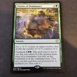 MTG Visions of Dominance Commander: Innistrad Midnight Hunt 037/038 Regular Rare - Image 1