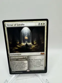 MTG Magic the Gathering Virtue of Loyalty (38/475) Wilds of Eldraine LP - Image 1