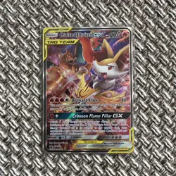 Charizard & Braixen GX SM230 Black Star Promo Sun & Moon Tag Team 2019 Pokemon - Image 1