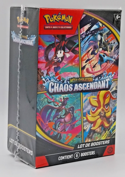 POKEMON ME04 Bundle 6 boosters CHAOS ASCENDANTS Neuf scelle VF - Image 1