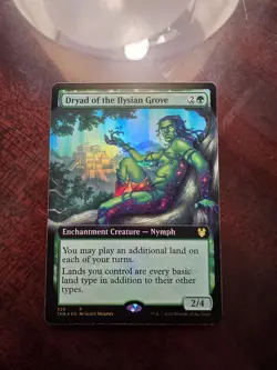 Dryad of the Ilysian Grove (Extended Art) Theros Beyond Death Foil MTG NM Magic - Image 1