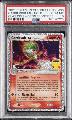 2021 POKEMON CELEBRATIONS CLASSIC COLLECTION #93 GARDEVOIR EX-HOLO PSA 10 - Image 1