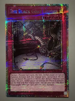YUGIOH THE BLACK GOAT LAUGHS (TRAP) ASIA ENGLISH EDITION TFTV-AE145 PSER - Image 1