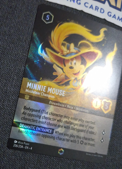 Disney Lorcana Ursula's Return Enchanted Minnie Mouse Musketeer Champion EN NM - Image 4