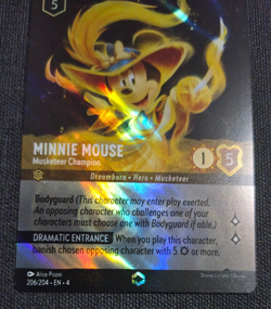 Disney Lorcana Ursula's Return Enchanted Minnie Mouse Musketeer Champion EN NM - Image 5
