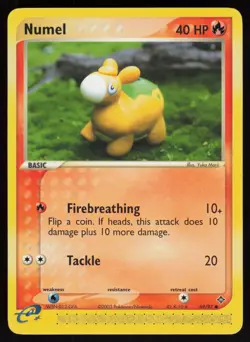 E-Reader Numel - 69/97 Dragon Yuka Morii Clay Art Pokemon TCG Card - Image 1