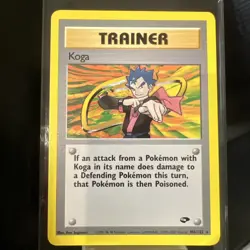 Koga 106/132 Gym Challenge NM Vintage 2000 Card Pokemon TCG - Image 1