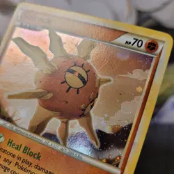 Solrock - 9/102 - Holo Rare Triumphant HGSS Set TCG - Pokemon Card - NM - Image 2