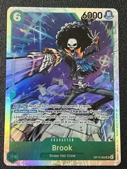 Brook SR OP15-032 ONE PIECE Card Adventure on KAMI’s Island English NM - Image 1