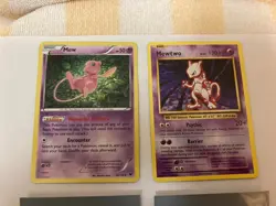 2016 Pokemon Mew Basic Card #29/124 & 2016 Pokemon Mewtwo Basic #51/108 - Image 2