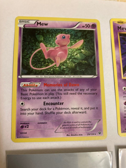 2016 Pokemon Mew Basic Card #29/124 & 2016 Pokemon Mewtwo Basic #51/108 - Image 3