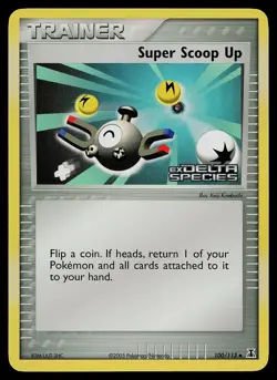Pokemon Card - Super Scoop Up Delta Species 100/113 Reverse Holo Stamped - Image 1