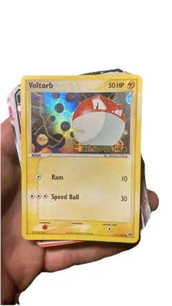 Pokemon Voltorb 71/106 EX Emerald Stamped Reverse Holo Card - Image 1