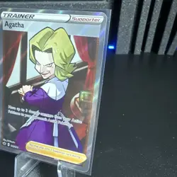 Pokemon TCG Chilling Reign - Agatha Full Art Trainer - 186/198 Ultra Rare - Image 3